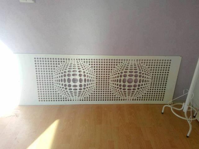 Макет Двумерный макет дверного разделителя 3D в формате DXF для лазерной резки вариант 1