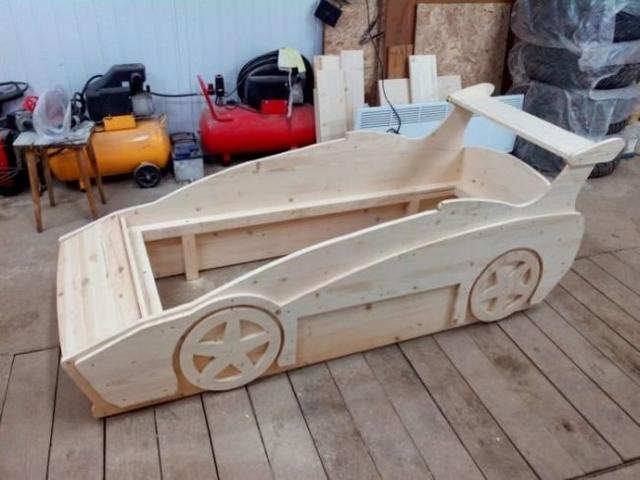 Макет Макет гоночного автомобиля для лазерной резки для детских комнат — изображение 1