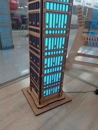 Интересный макет Макет для лазерной резки Биг-Бена в 3D 2100 мм
