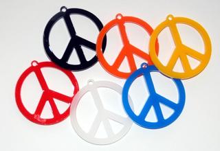 Интересный макет Макет для лазерной резки в виде знака мира в формате SVG