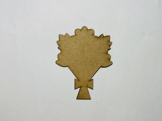 Интересный макет Макет для лазерной резки незавершённый свадебный букет вырезка по дереву