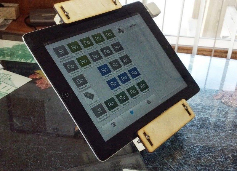 Макет Макет для лазерной резки подставки для iPad 2 POS в формате SVG для станка
