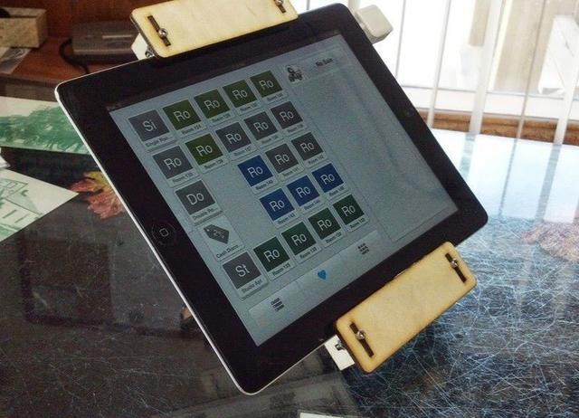 Макет Макет для лазерной резки подставки для iPad 2 POS в формате SVG для станка — изображение 2