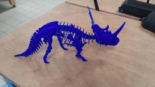 Интересный макет Макет для лазерной резки стиракозавра 3D-пазл 3 мм файл DXF