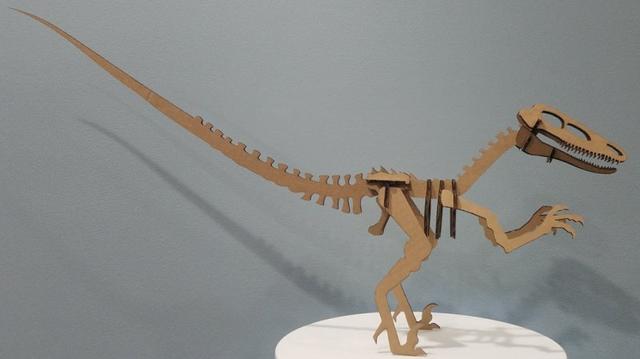 Макет Макет для лазерной резки 3D-головоломка велоцираптор формат dxf — изображение 1