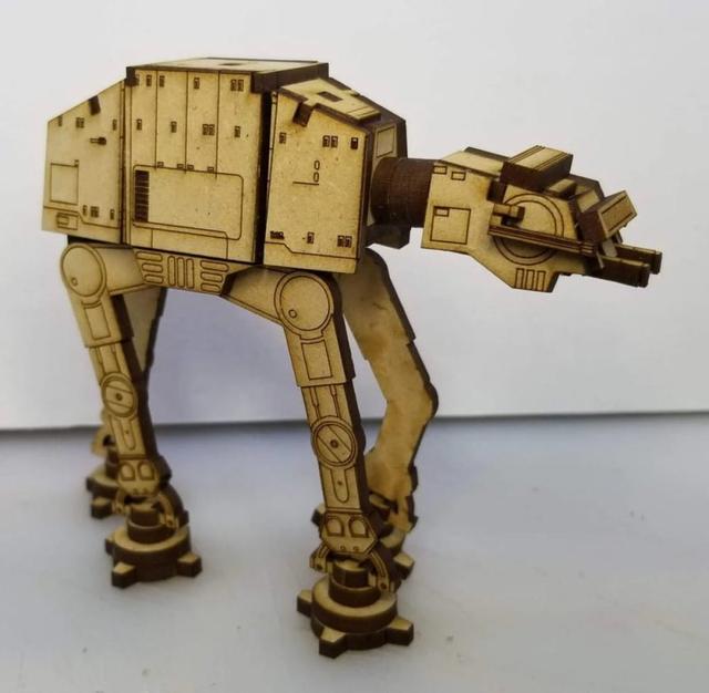 Макет Макет для лазерной резки AT-AT ходячего из Звёздных войн SVG-файл — изображение 3