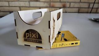 Интересный макет Макет коробки для pixibook для лазерной резки