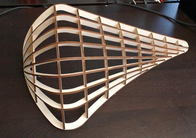 Макет Макет настенной полки-кармана для лазерной резки формат dxf — изображение 5