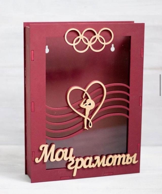 Макет Макет рамки для демонстрации спортивных медалей для лазерной резки