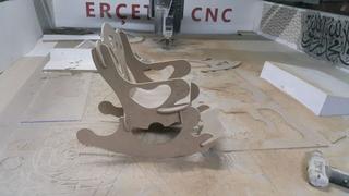 Интересный макет Макет стула dxf-файл