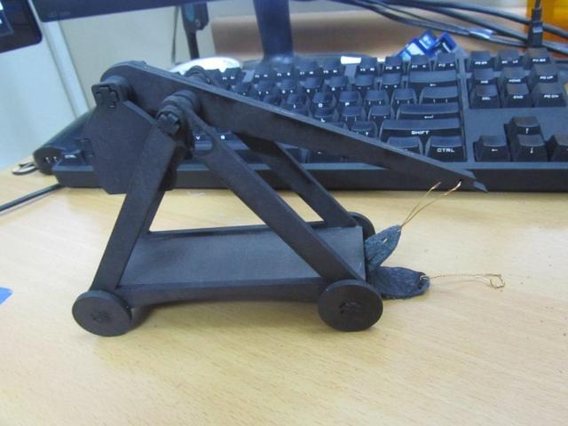 Макет Макет требушета для 3D-головоломки файл SVG для лазерной резки