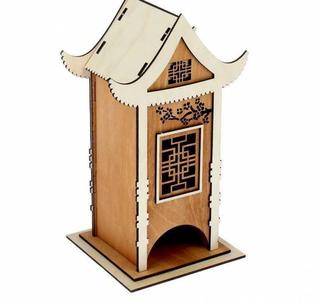 Интересный макет Макет чайного домика формат dxf