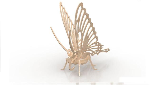 Макет Макет 3D-головоломки Марисоа для лазерной резки файл dxf