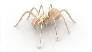 Интересный макет Макет 3D-головоломки в виде паука для лазерной резки по дереву файл DXF