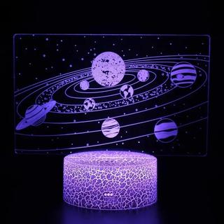 Интересный макет Макет 3D-лампы с оптической иллюзией в виде Солнечной системы для лазерной резки