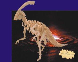 Интересный макет Макет Parasaurolophus для лазерной резки файл dxf 3D-головоломка