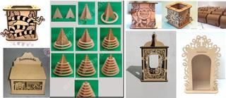 Интересный макет Меганабор макетов 3D-пазлов для лазерной резки на станке с ЧПУ