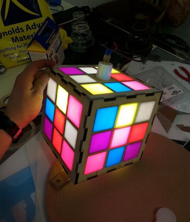 Макет Милый ночник для лазерной резки файл dxf — изображение 5