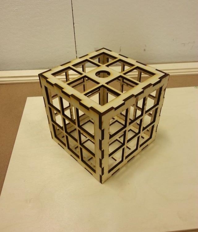 Макет Милый ночник для лазерной резки файл dxf — изображение 7