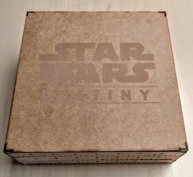 Макет Многоуровневая коробка для кубиков для лазерной резки в стиле Star Wars Destiny SVG-файл — изображение 1
