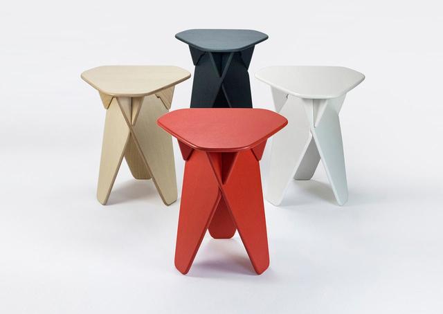 Макет Многофункциональный приставной столик-табурет в современном стиле для лазерной резки — изображение 1