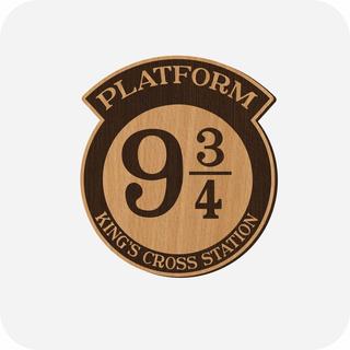 Интересный макет Платформа 9  макет для лазерной резки Гарри Поттер