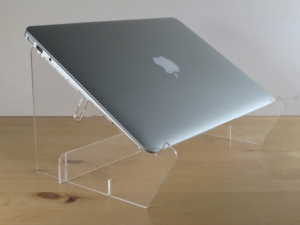Макет Подставка для ноутбука MacBook Air макет для лазерной резки файл SVG