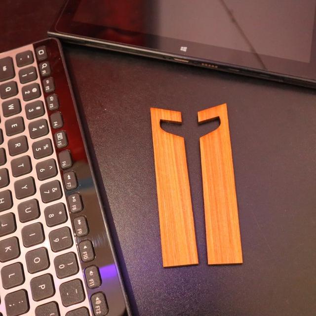 Макет Подставка для iPad и ноутбука чертёж для лазерной резки файл DXF — изображение 1