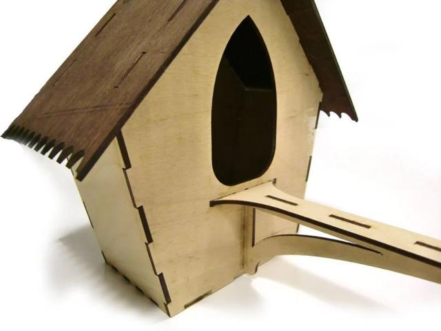 Макет Скворечник для лазерной резки файл dxf — изображение 2