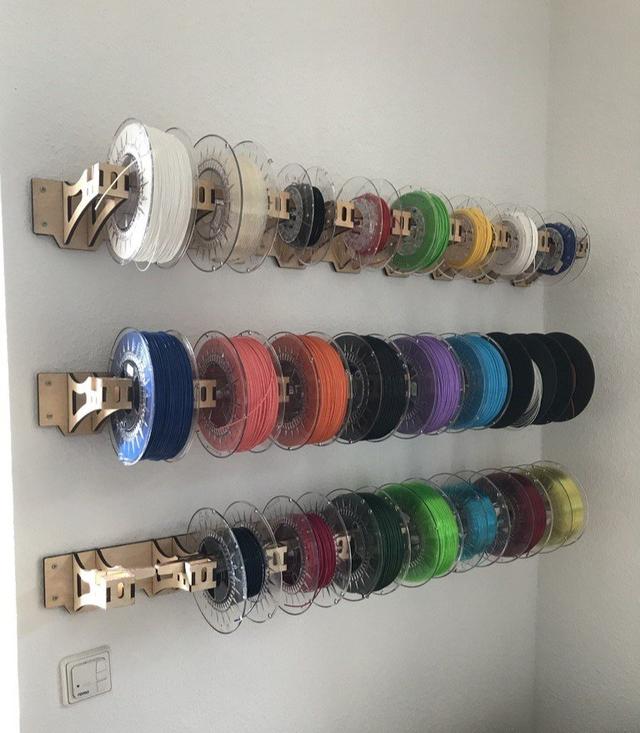 Макет Стойка для катушек с филаментом макет для лазерной резки 6 мм файл SVG — изображение 1