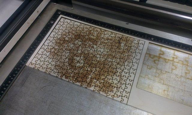 Макет Фотопазл-головоломка для лазерной резки макет для станка