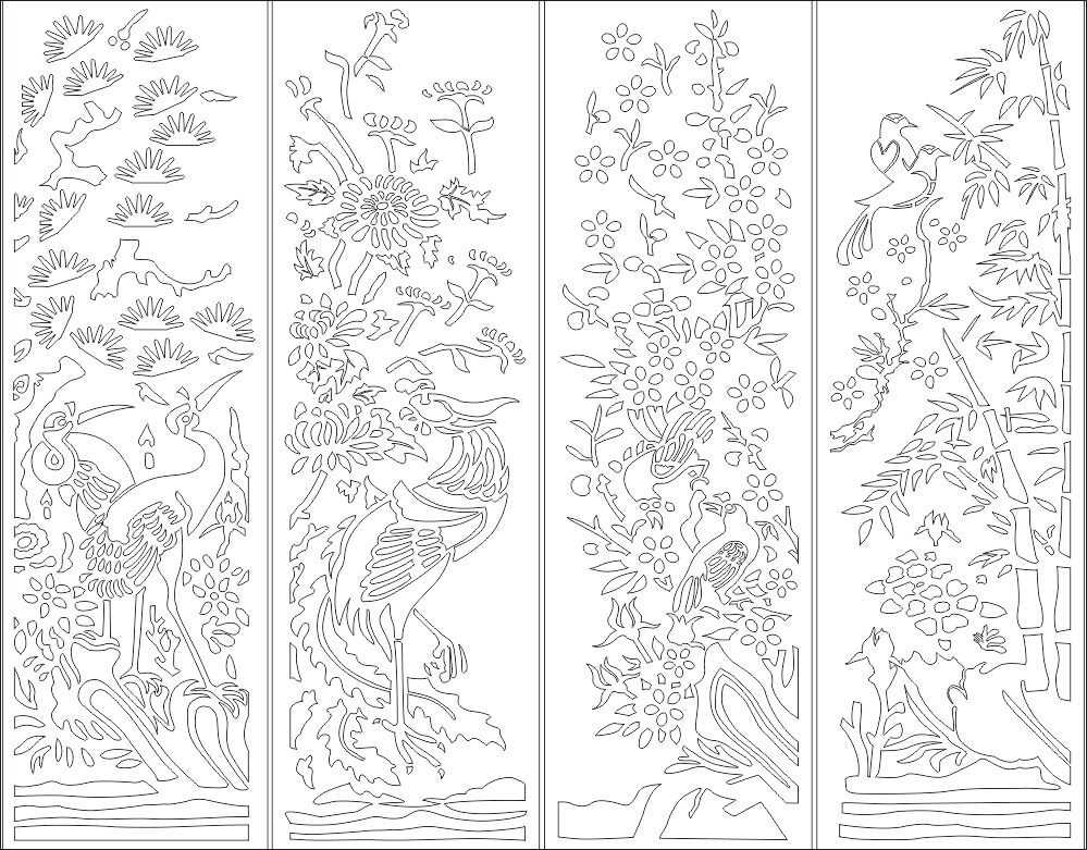 Макеты для лазерной резки — Узор