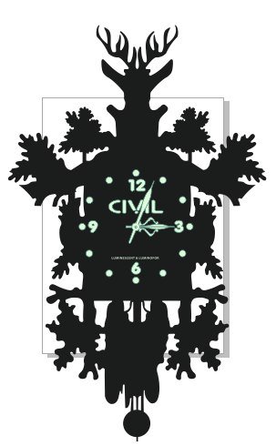 Макеты для лазерной резки — Часы