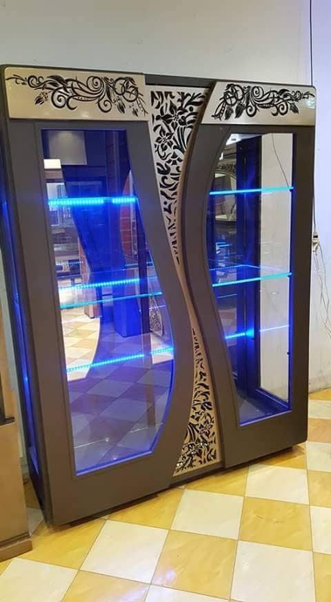 Макет Чертеж декоративных дверей шкафа для лазерной резки формат dxf