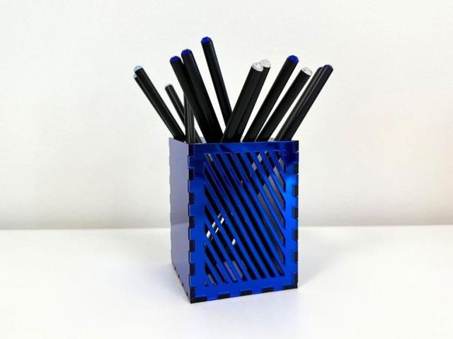 Макет Чертеж держателя для ручек для лазерной резки формат dxf — изображение 1