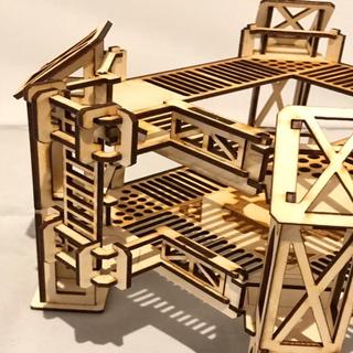 Интересный макет Чертеж для лазерной резки лестничных порталов файл SVG 3 мм