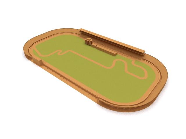 Макет Чертеж для лазерной резки трассы Indianapolis Motor Speedway — изображение 1