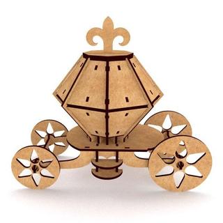 Интересный макет Чертёж для ЧПУ 3D-головоломка Каретка формат dxf
