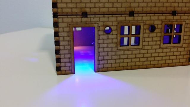 Макет Чертёж для лазерной резки дом из кирпича формат dxf — изображение 1