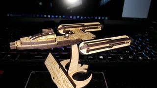 Интересный макет Чертёж для лазерной резки истребитель Y-wing из Звёздных войн