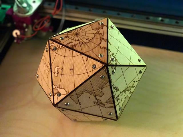 Макет Чертёж для лазерной резки карты Даймаксион DXF-файл — изображение 1