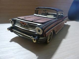 Интересный макет Чертёж для лазерной резки Chevrolet Bel Air 1957