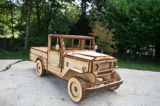 Интересный макет Чертёж для лазерной резки Toyota Land Cruiser BJ-44