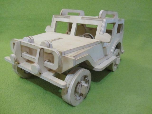 Макет Чертёж для станка Jeep в формате dxf
