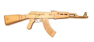 Интересный макет Чертёж AK-47 для станка с ЧПУ формат dxf