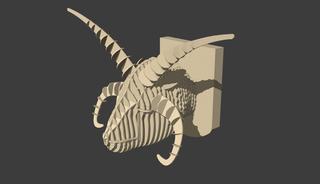 Интересный макет Четырёхугольник макет для станка dxf-файл
