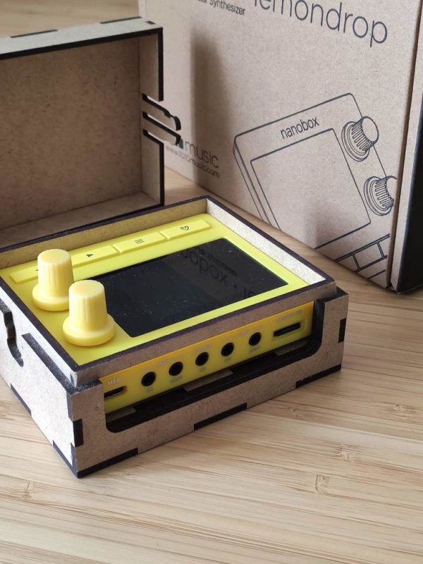Макет Чехол для LemonDrop для лазерной резки Nanobox 1010