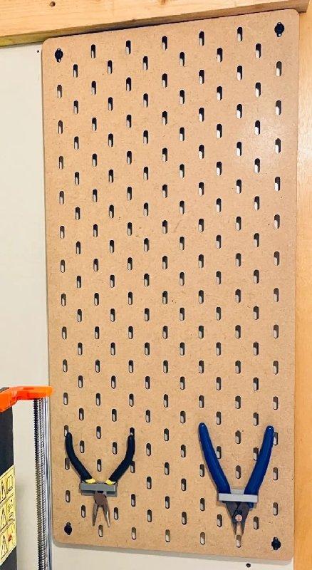 Макет Шаблон для изготовления скади на pegboard с помощью лазерной резки