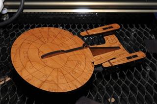 Интересный макет 3D-макет для лазерной резки USS Enterprise Энтерпрайз