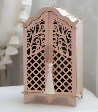 Интересный макет 3D-модель шкафа для лазерной резки